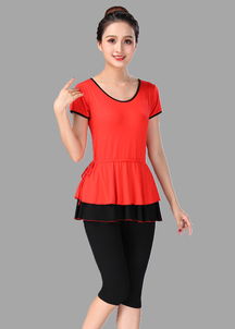 舞动时尚，舒适升级——新款莫代尔广场舞套装引领潮流